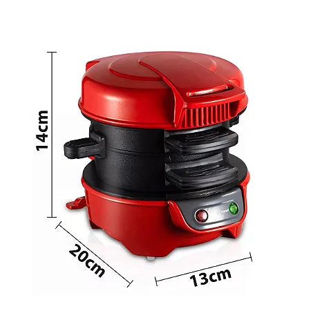 Sanduicheira Máquina De Fazer Hambúrguer Elétrica 220V