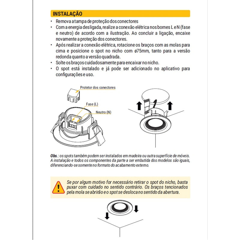 SPOT INTELIGENTE WIFI COLOR REDONDO