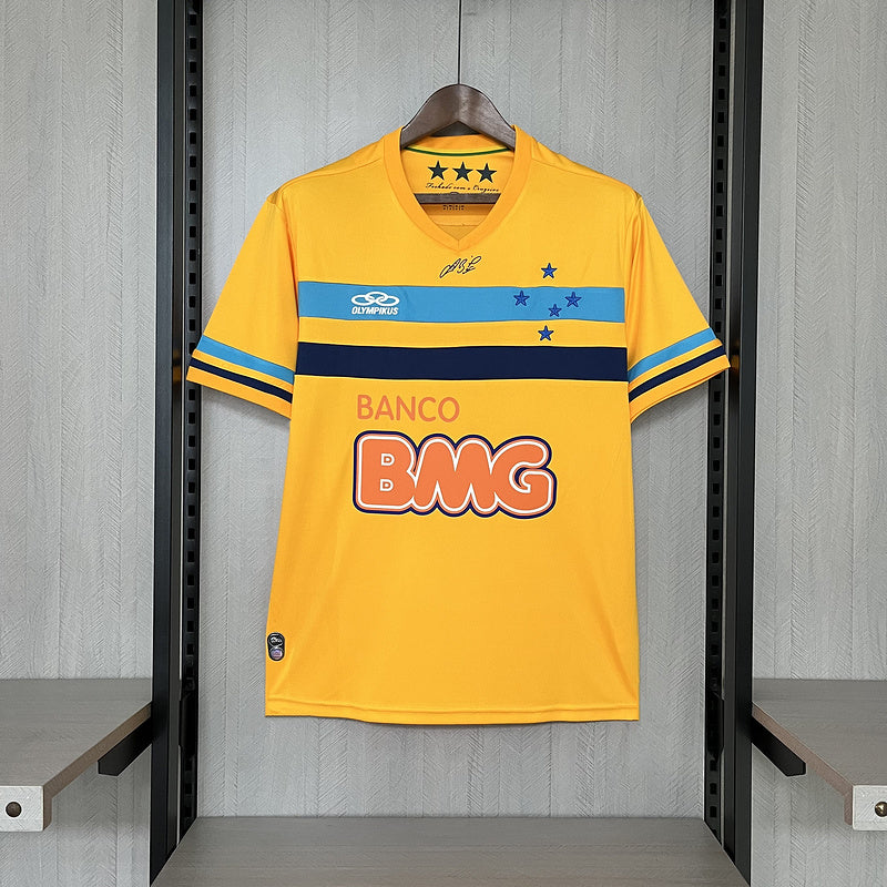 Camisa Cruzeiro Retrô 2014 Torcedor - Amarelo