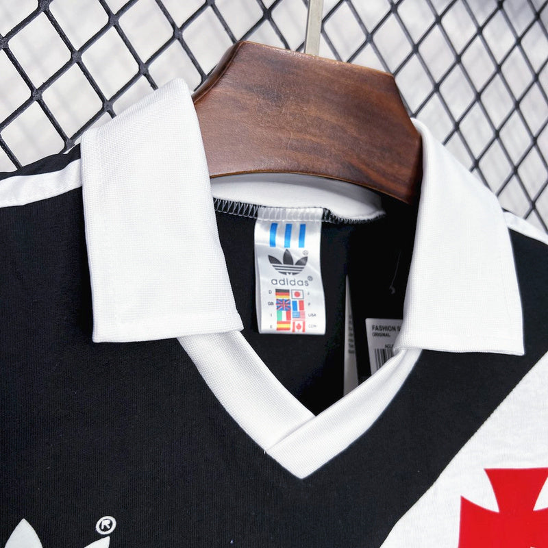 Camisa Vasco Retrô Home 1988 Torcedor - Preto