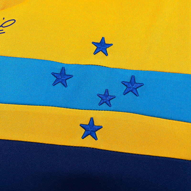 Camisa Cruzeiro Retrô 2014 Torcedor - Amarelo