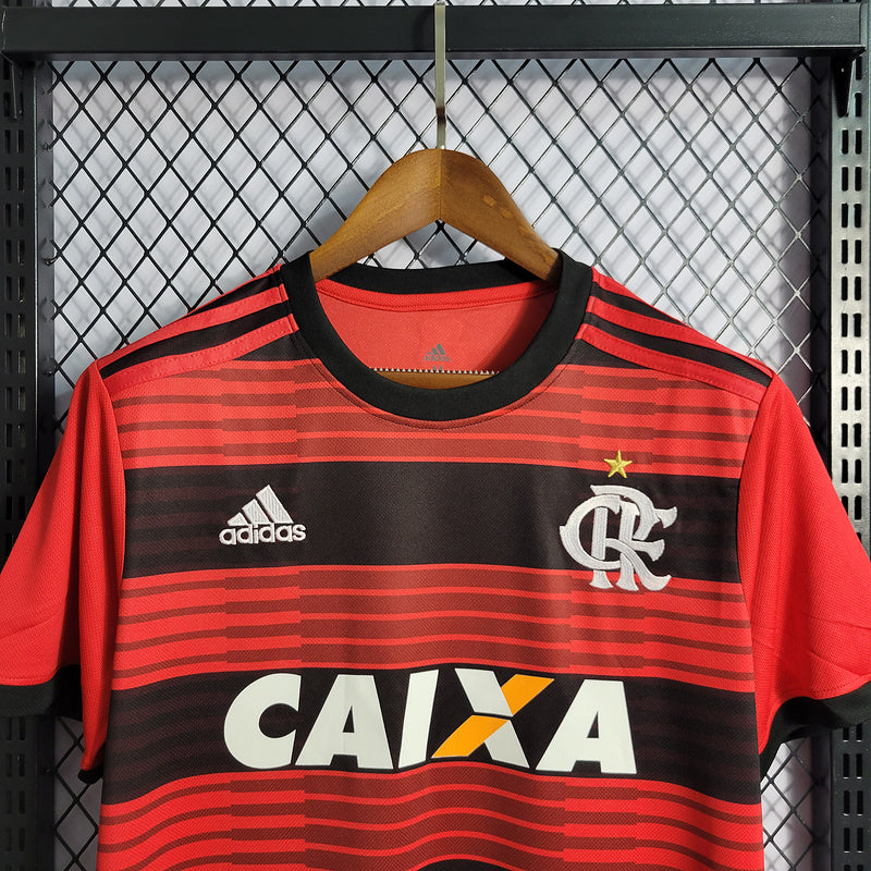 Camisa Flamengo Retrô 2018/2019 Vermelha e Preta - Adidas