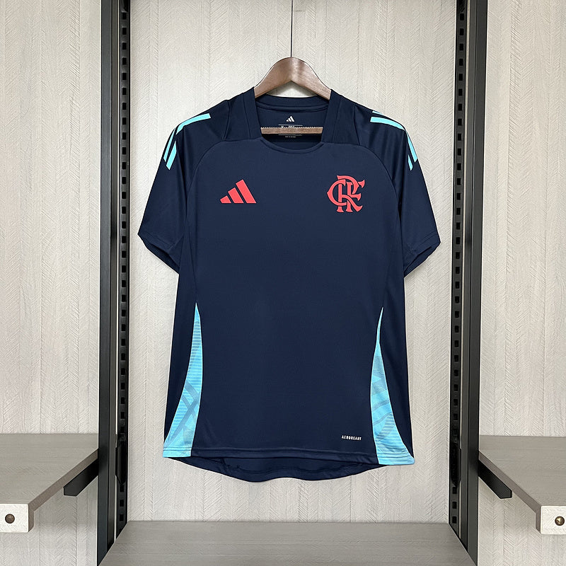 Camisa Flamengo - Treino Azul Escuro 25/26 - Torcedor