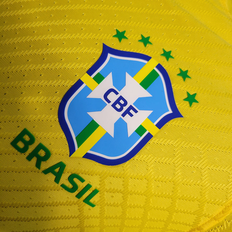 Camisa Seleção Brasileira Amarela Edição Especial 22/23 - Versão Jogador