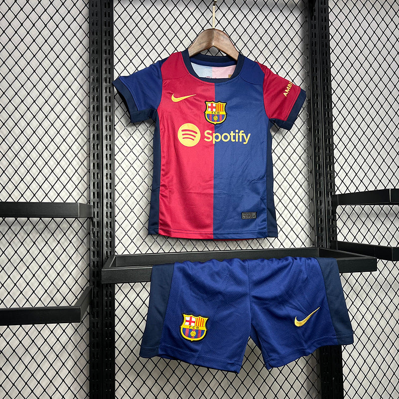 Conjunto Infantil Barcelona I 24/25 Unissex