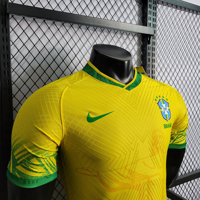 Camisa Seleção Brasileira Amarela Edição Especial 22/23 - Versão Jogador