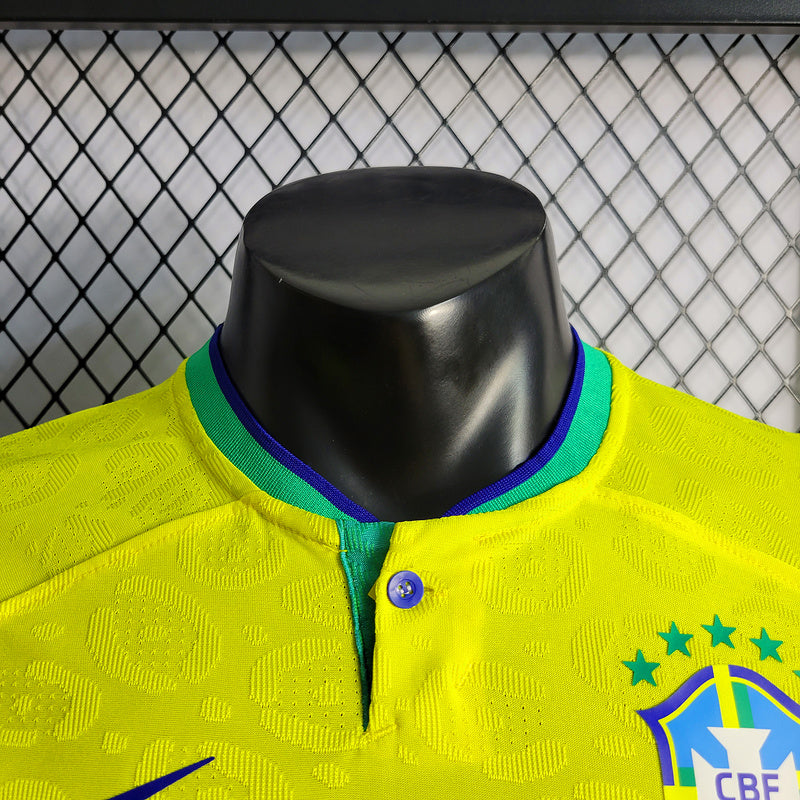 Camisa Seleção Brasileira Casa I 2022 - Versão Jogador