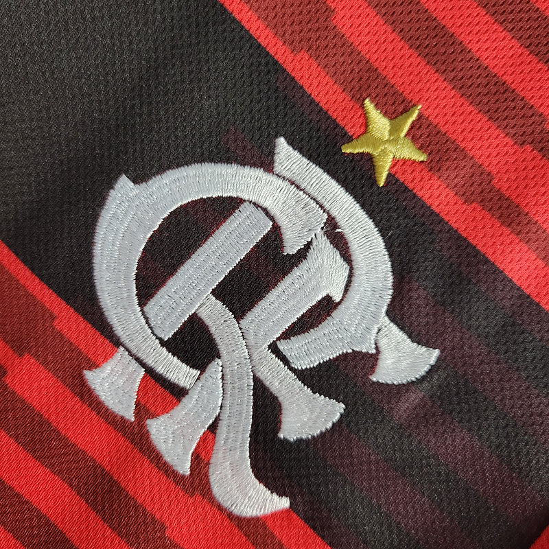 Camisa Flamengo Retrô 2018/2019 Vermelha e Preta - Adidas