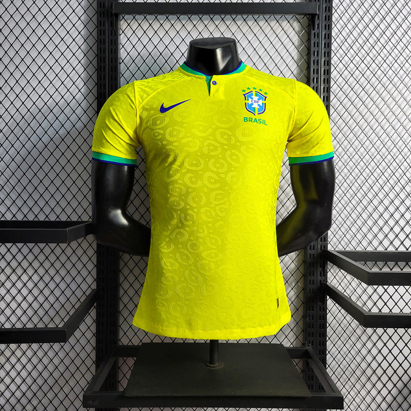 Camisa Seleção Brasileira Casa I 2022 - Versão Jogador