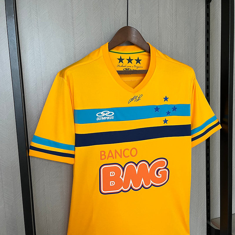 Camisa Cruzeiro Retrô 2014 Torcedor - Amarelo