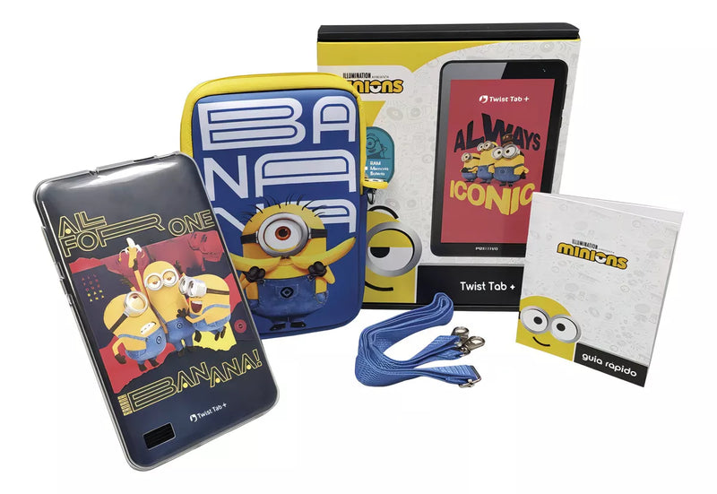 Tablet Positivo Twist Tab Minions 2/64GB Com Capa e Bolsa de Transporte