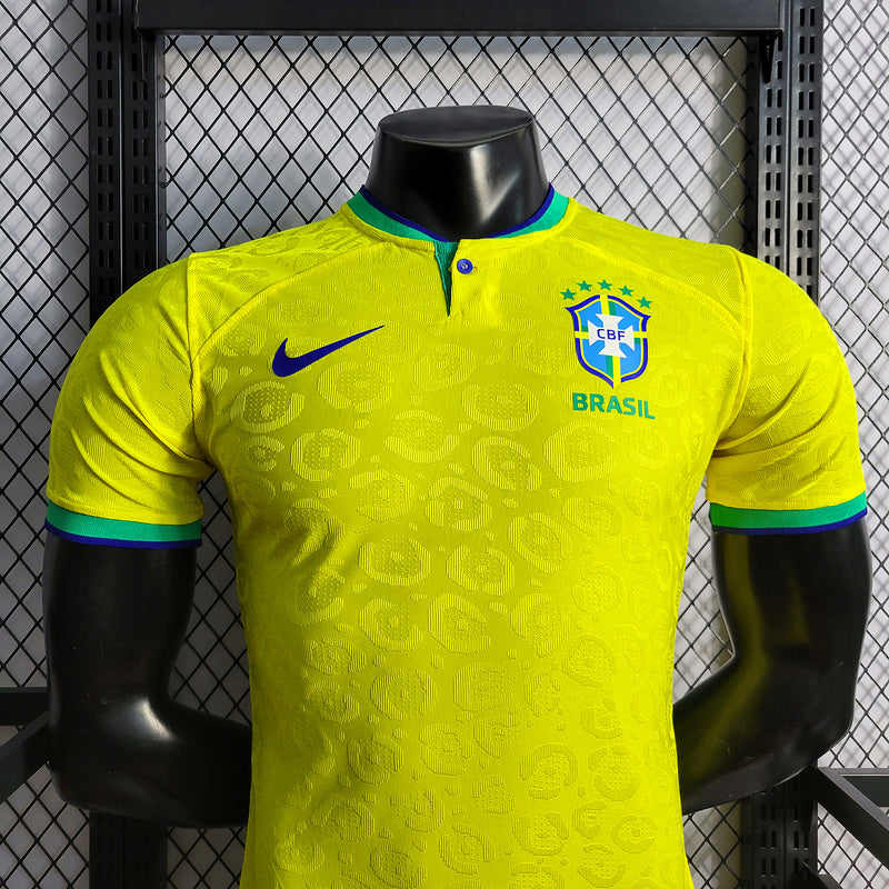 Camisa Seleção Brasileira Casa I 2022 - Versão Jogador