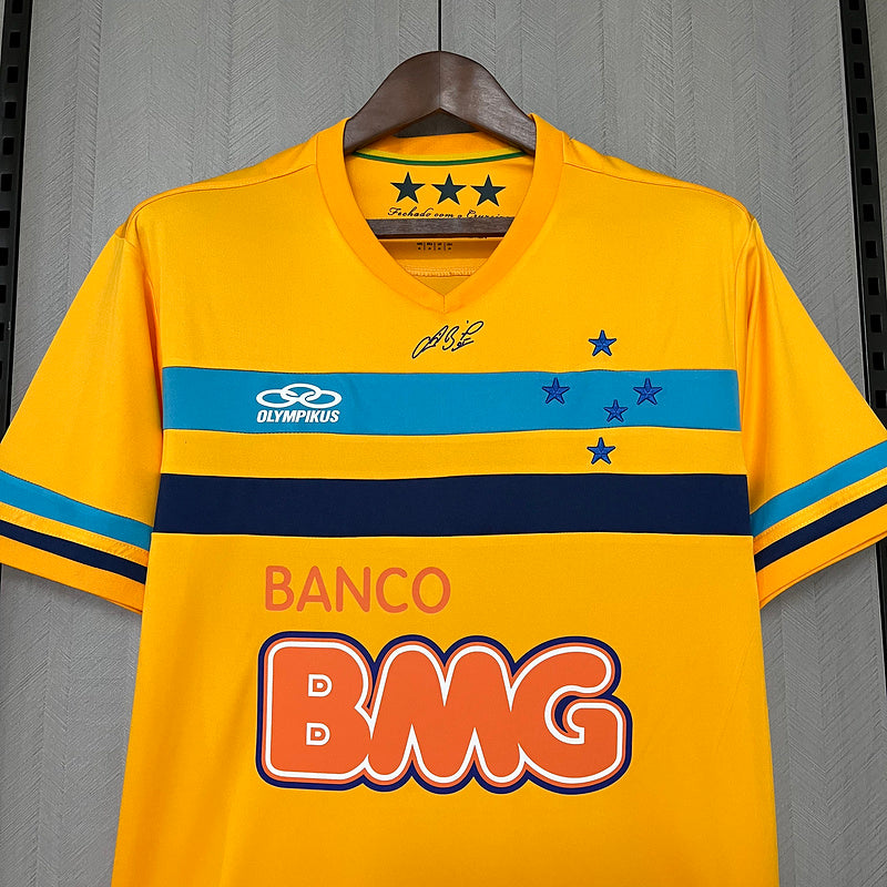 Camisa Cruzeiro Retrô 2014 Torcedor - Amarelo