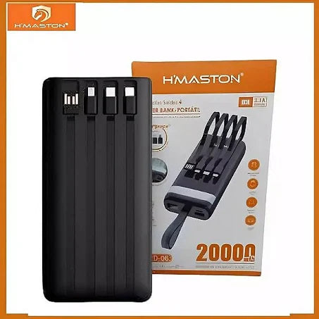 Carregador Portátil Power Bank 20.000mah Hmaston